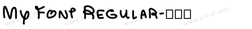 My Font Regular字体转换